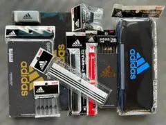 メ－カ－廃番　adidas文具 9点 フルセット 新品未開封のサムネイル