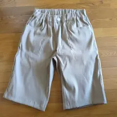ベージュ ハーフパンツ 前後ポケット付き140センチ
