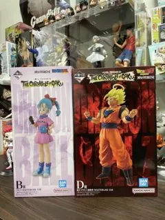 一番くじ ドラゴンボール B賞 D賞　セット ブルマ　超サイヤ人2
