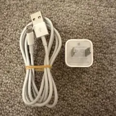 iPhone 純正アダプター、Lightning端子ケーブル