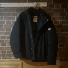 DANTON フード付きダウンジャケット 黒