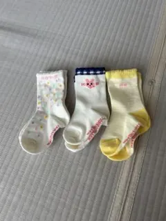 キッズ靴下3足 13〜15cm HOT BISCUITS