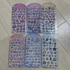 サンリオ　COTTONPUFFYコットンパフィー　シール 6枚セット