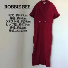 送料込❤ROBBIE BEE 赤 シャツワンピース 2