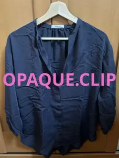 OPAQUE.CLIP Vネック ブラウス 美品