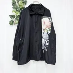 美品✨ RE730 コーチジャケット ブラック ビッグシルエット フォトプリントのサムネイル