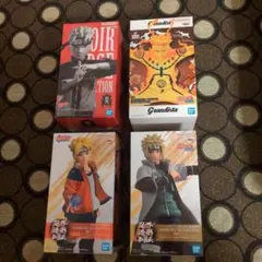 ナルト- 疾風伝 Noir Edge Collection うずまきナルト計4点