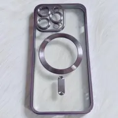 iPhone13pro スマホケース 新品 マグセーフケース 紫