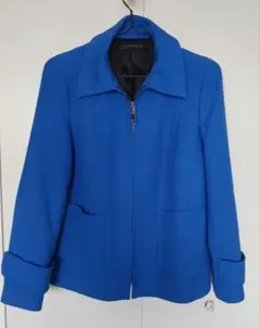 ザラ　ZARA ジャケット　ブルー　前チャックのサムネイル
