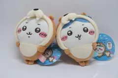 ちいかわ水族館 コツメカワウソなマスコット ちいかわ・ハチワレ