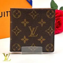 極美品✨ ルイヴィトン 財布 ポルトフォイユ マルコ モノグラム 二つ折り財布 2025年最新】LOUIS VUITTON モデル名：マルコ 二つ折り財布の人気