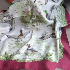 エルメス HERMES スカーフ カレ90 渡り鳥 - メルカリ