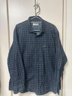 crocodile チェック柄 長袖シャツ 2Lサイズ 100%コットンのサムネイル
