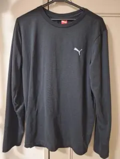 PUMA　プーマ　ロンT　長袖　Tシャツ　XO　ロゴ刺繍