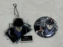 名探偵コナン ジン アクリルキーホルダー 缶バッジセット
