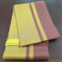 【着物と帯 時流】O25377◆正絹 半幅帯◆本場黄八丈 鳶八丈 未使用品 楽天市場】本場黄八丈 未使用品 名古屋帯 八寸 伝統工芸品