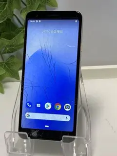 GooglePixel3a ホワイト 本体　初期化済み　割れあり 訳あり