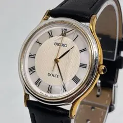 新品電池】SEIKO DOLCE ゴールド文字盤 5E31-7A40 S415 - メルカリ