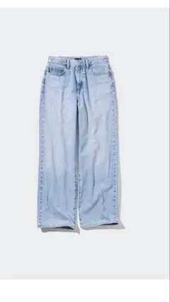 ワイドストレートジーンズ　ユニクロ