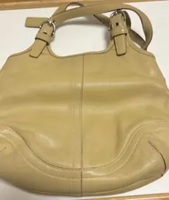 I*C様 オールド COACH レザー ショルダーバッグ
