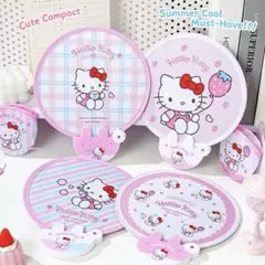 Hello Kitty 折りたたみ式 うちわ サンリオのサムネイル