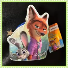 ★ディズニー　ズートピア　リング付き　ダイカットコインケース ジュディ＆ニック