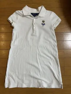 Polo Ralph Lauren 半袖ワンピース くま刺繍 4/4T