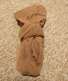 掃除用　ベージュストッキング