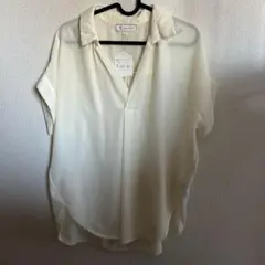 Ropé Picnic 半袖シャツ アイボリー 38 黄色 オフィスカジュアル