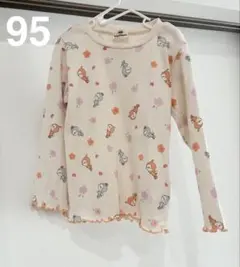 コキンちゃん・ドキンちゃん　長袖Tシャツ ロンT メロー　花柄
