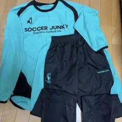 SOCCER JUNKY ピステ上下 アクアブルー/ブラック
