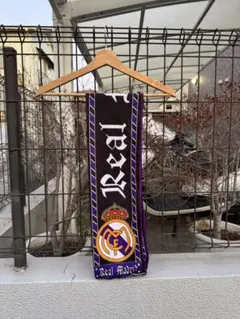 Å*様 レアルマドリード　マフラー　紫