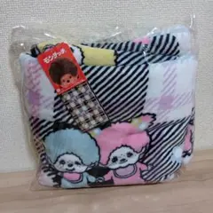 モンチッチ モノクロ　ふんわり　ブランケット