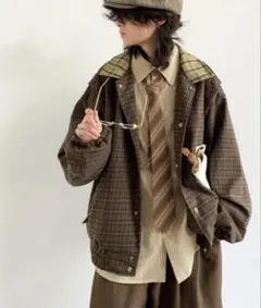 ペルーシュ チェックジャーギーベスト - メルカリ