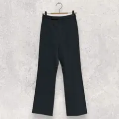 ユナイテッドアローズ パンツ M 黒 フレア センタープレス