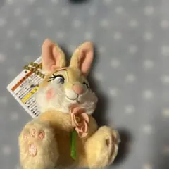 ウサギのぬいぐるみキーホルダー
