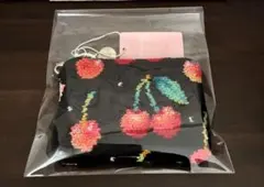 ラブラリーバイフェイラー　キー&カードポーチ　チェリードット