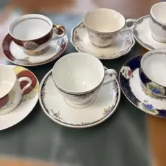 カップ＆ソーサー まとめ売り 8客／カップ2ピースです。 - メルカリ
