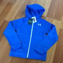 UNDER ARMOUR 青 裏起毛　ジャンパー　ジャケット ジャージ　140