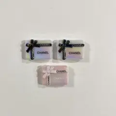 ロゴ　カスタムビーズ　3点セット