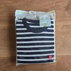UNIQLO クルーネックT　長袖カットソー 110cm ストライプ