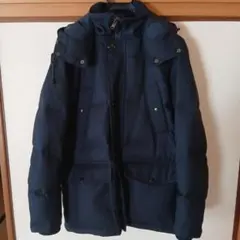 TOMMY HILFIGER ネイビー フード付き ダウンジャケット