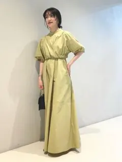 Ray BEAMS / ショルダー スリット ワンピース