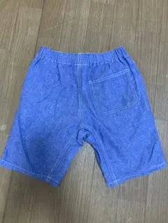 サイズ130 綿+麻のハーフパンツ　涼しく冷感