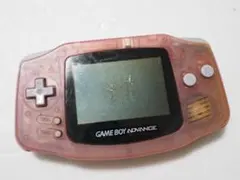 ゲームボーイアドバンス GBA クリアピンク 本体 動作確認済み