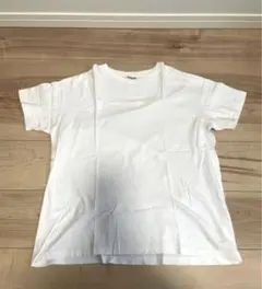 AURALEE ホワイト クルーネック Tシャツ　1のサムネイル