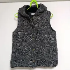 BROWNY フード付きダウンベスト Fサイズ