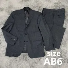 【HIROKO KOSHINO】スーツ（AB6）メンズ ヘリンボーン ゆったり目のサムネイル