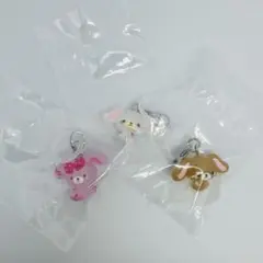 【3種】サンリオキャラクターズ ゆるっとめじるしアクセサリー