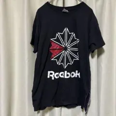 Reebok classic 半袖tシャツ 黒　ブラック　スリット